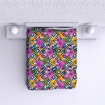 Bed Cover Flower pattern