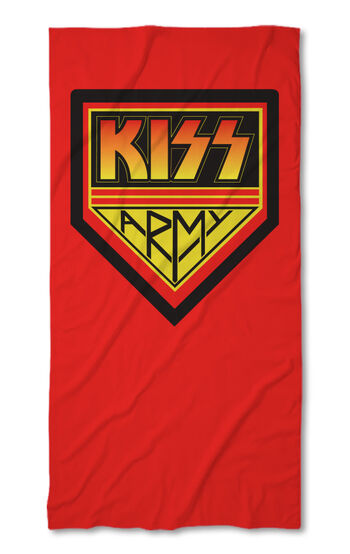 Beach Towel Kiss army