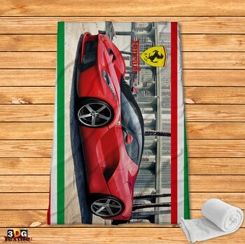 Fleece Blanket Ferrari