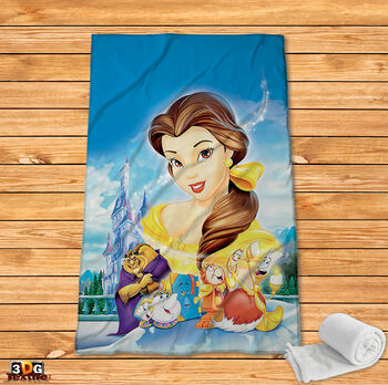 Fleece Blanket Beauty and the Beast