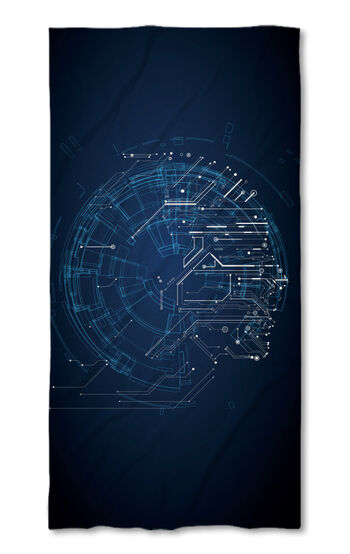 Beach Towel Digital world