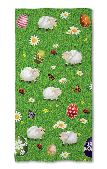 Beach Towel Easter sheep