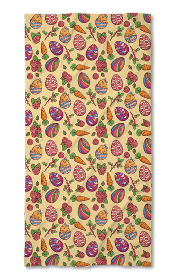 Beach Towel Colorful Easter