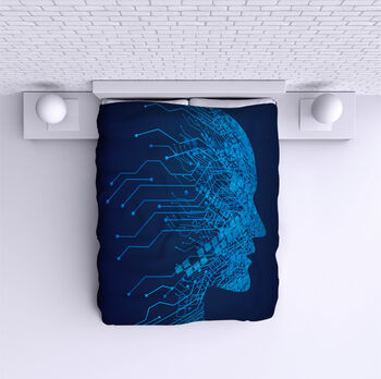 Bed Cover Digital face