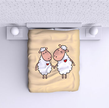 Bed Cover Sheep love