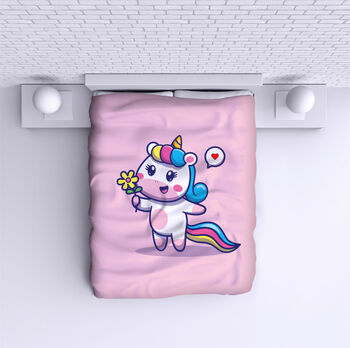 Bed Cover Happy unicorn