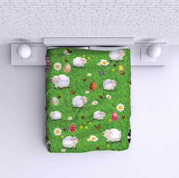 Bed Cover Easter sheep