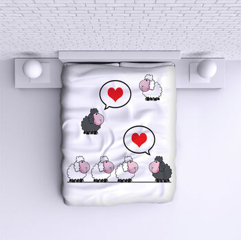 Bed Cover Sheep love 2