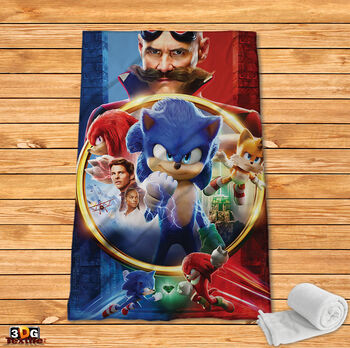 Fleece Blanket Sonic 2022