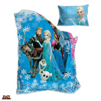 Bed Linen Double Face Frozen 100% bamboo