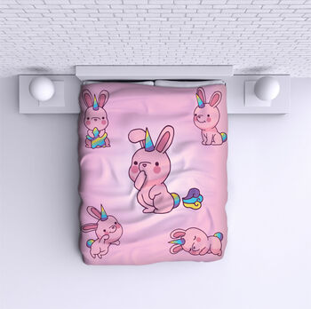 Bed Cover Pink unicorn