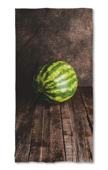 Beach Towel Watermelon on a wood