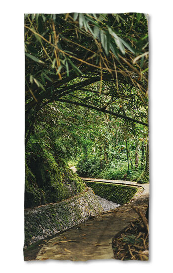 Beach Towel Path in the forest