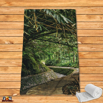 Fleece Blanket Path in the forest