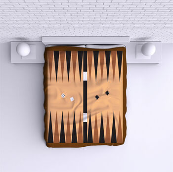 Bed Cover Backgammon
