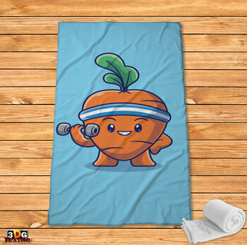 Fleece Blanket Carrot