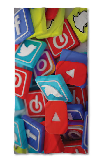 Beach Towel Social media