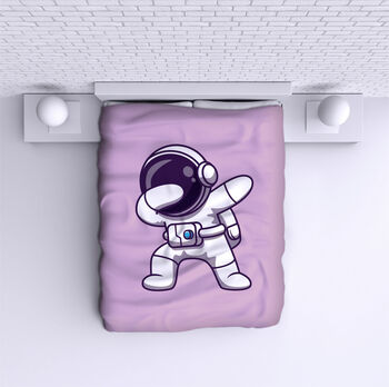 Bed Cover Dabbing astronaut