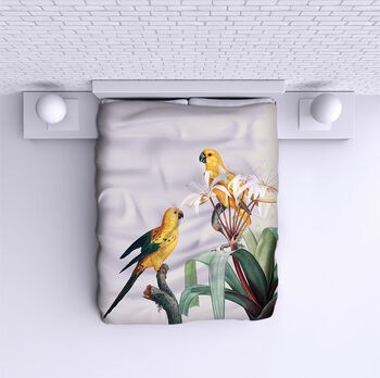 Bed Cover Parrots