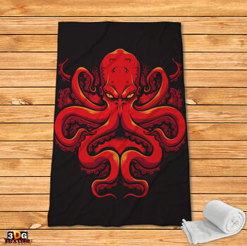 Fleece Blanket Octopus