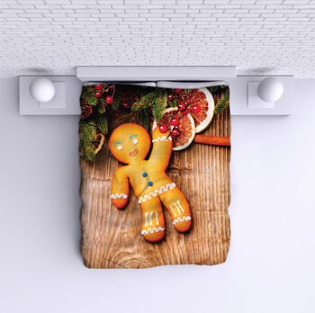 Bed Cover Christmas manikin