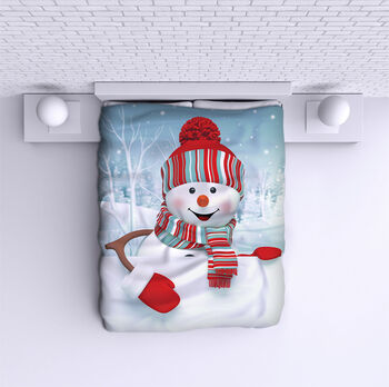 Bed Cover Snowman 2