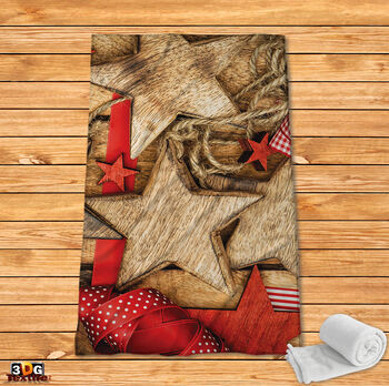 Fleece Blanket Christmas star