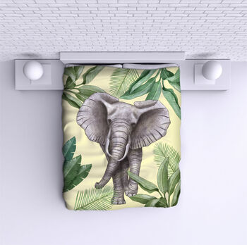 Bed Cover Art Elephant