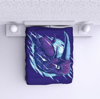 Bed Cover Rhinoceros