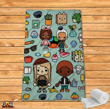 Fleece Blanket Toca Boca