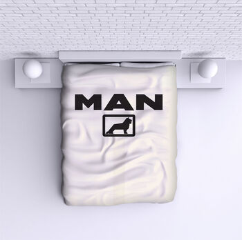 Bed Cover MAN white