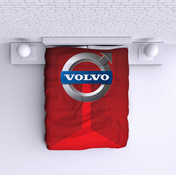 Bed Cover Volvo red