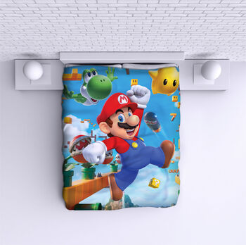 Bed Cover Super Mario 2023