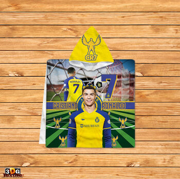 Kids Poncho Towel Ronaldo Al Nassr