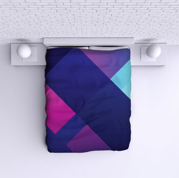 Bed Cover Colorful rhombuses