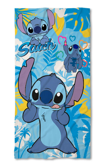 Beach Towel Stitch blue