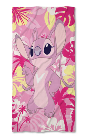 Beach Towel Stitch pink