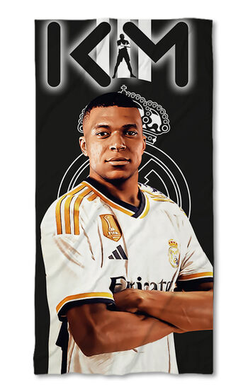 Beach Towel Kylian Mbappe Real Madrid 3