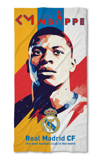 Beach Towel Kylian Mbappe Real Madrid 4