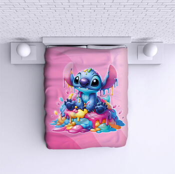 Bed Cover Stitch Ice cream pink