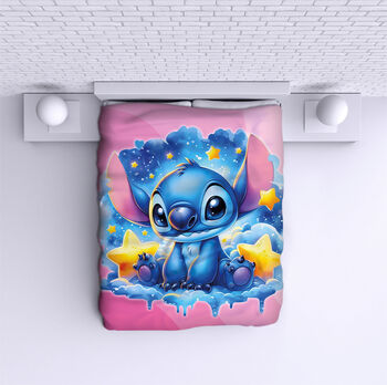 Bed Cover Stitch Night pink