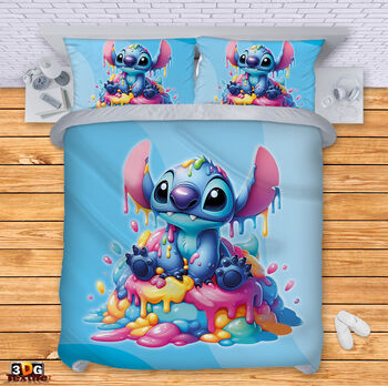 Bed Linen Stitch Ice cream blue