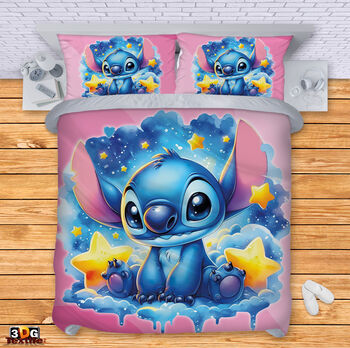 Bed Linen Stitch Night pink