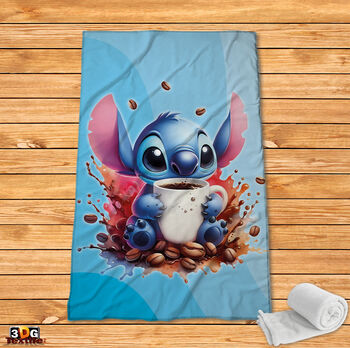 Brawl Stars Stitch Coffee blue