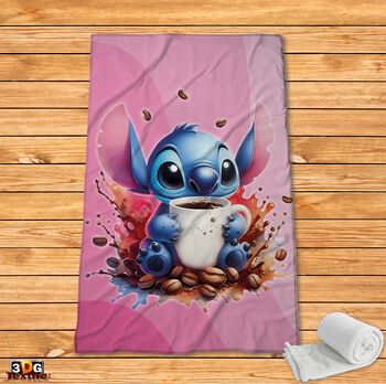 Brawl Stars Stitch Coffee pink