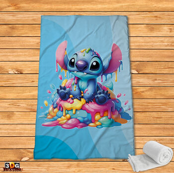 Stitch Ice cream blue
