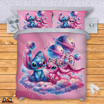 Bed Linen Stitch In love pink