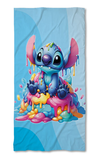 Beach Towel Stitch Ice cream blue