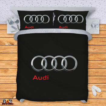 Bed Linen Audi logo black