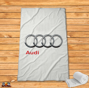 Fleece Blanket Audi logo